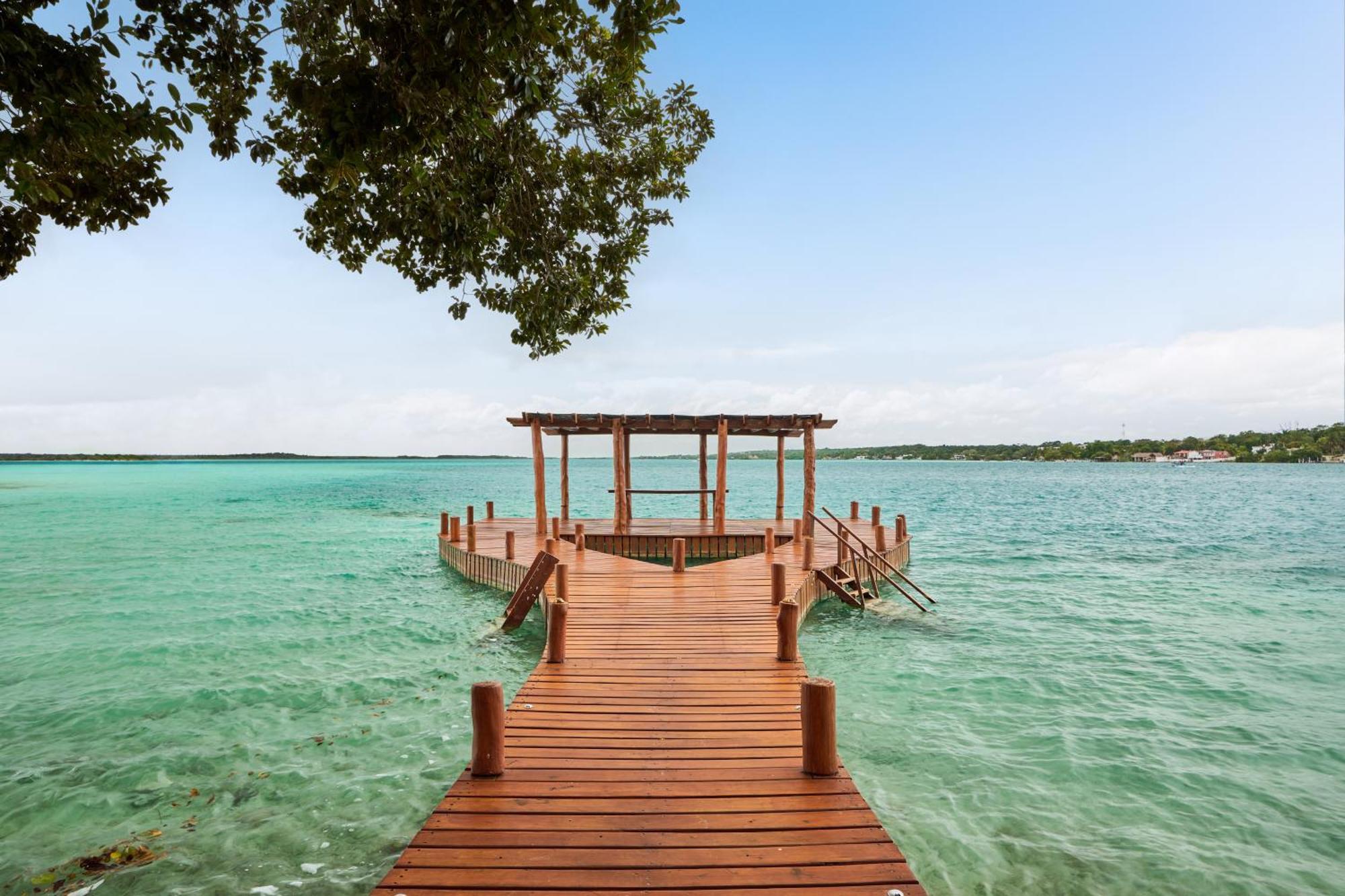 Cristalino Lagoon Front Hotel, Restaurant & Spa Bacalar Exterior photo